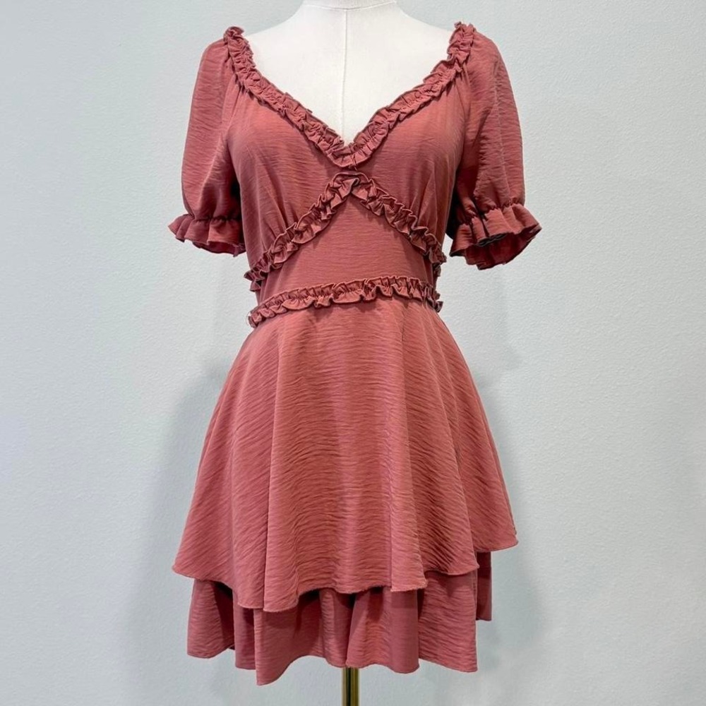 Coquette Romper Sz M Soft Girl Summer Cottage Core Romantic